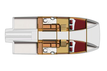 Yachtcharter Aquila 36 Interior Layout 03232017