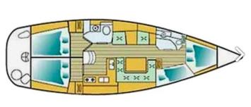 Yachtcharter Sunfast43