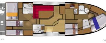 Yachtcharter minuetto8+layout