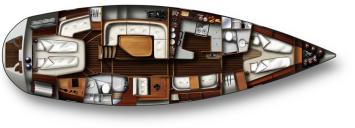 Yachtcharter Regina43layout.