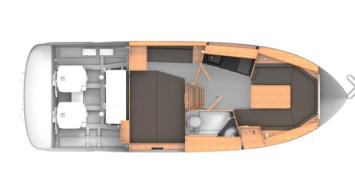 Yachtcharter Bavaria S30 1cab layout