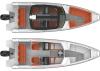 Yachtcharter axopar 24 tt layout
