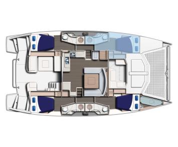 Yachtcharter mooring 4800 layout
