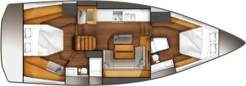 Yachtcharter PS42_Plan_Amenagement_2cab_0