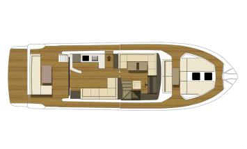 Yachtcharter ECO TRAWLER 53 PIANTA SALONE