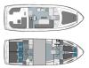 Yachtcharter Bavaria E40 sedna 3cab layout
