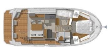 Yachtcharter Swift Trawler 35 layout