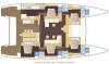 Yachtcharter lagoon 620 5 cabin layout
