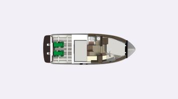 Yachtcharter Grandezza 34 OC layoutB