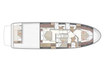 Yachtcharter Bavaria R55 3cab layout