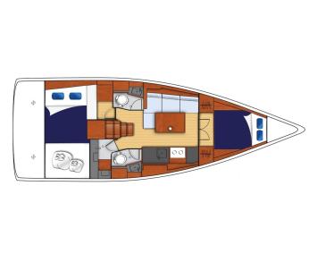 Yachtcharter 38 2_deck_plan