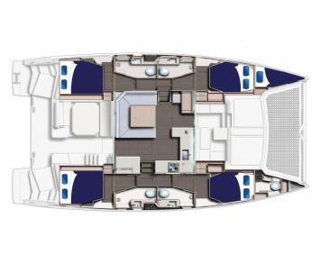 Yachtcharter 4500_deck_plan