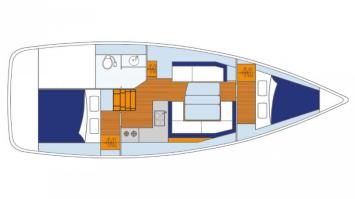 Yachtcharter  sunsail 38