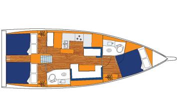 Yachtcharter sunsail sun odyssey 41.0_layout