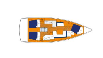 Yachtcharter sunsail 41.1 3 cabin monohull floor plan 2400x1350 web