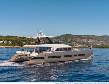 Yachtcharter lagoon78 3cab deck