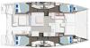 Yachtcharter Leopard45 4Cab 4W layout