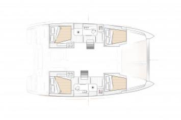 Yachtcharter 6260 excess 12 4c2t layout