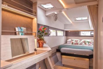 Yachtcharter Leopard45 4Cab 4W bed1