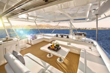 Yachtcharter leopard 58 6cab deck
