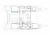 Yachtcharter nautitech46 open 3cab layout