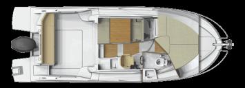 Yachtcharter Antares 8 OB layout