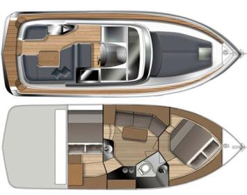 Yachtcharter focus power 33 layout