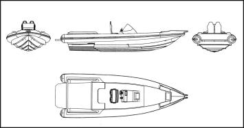 Yachtcharter Nestor900 boat drawing