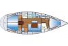 Yachtcharter Bavaria 38 exclusive 3cab layout