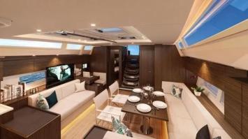 Yachtcharter Bavaria C57 5cab salon