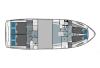 Yachtcharter Bavaria E40 Fly 2cab layout