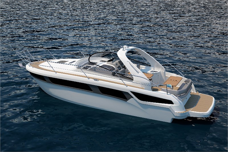 Yachtcharter Bavaria Sport 360 open 2cab back