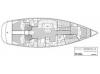 Yachtcharter Bavaria 50 Cruiser 4cab layout