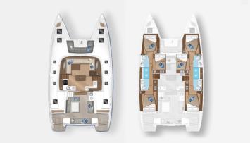 Yachtcharter lagoon50 6cab layout