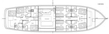 Yachtcharter GuletAnaMarija layout