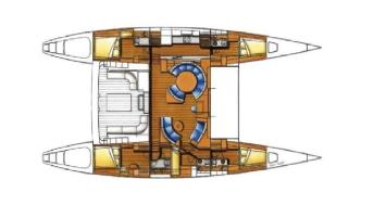 Yachtcharter Lagoon 67 5cab layout