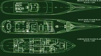 Yachtcharter Gulet Arkots 5cab layout