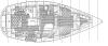 Yachtcharter Farr 60 pilot house 4cab layout
