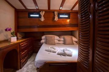 Yachtcharter Gulet Eleganza 5cab bed