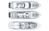 Yachtcharter Canados 72 4cab layout