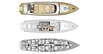 Yachtcharter Navilux 6cab layout