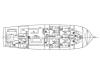 Yachtcharter Gulet luna 8cab layout