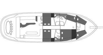 Yachtcharter Gulet Sedna 3cab layout
