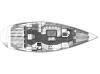 Yachtcharter Van de Stadet 42 clipper 3cab layout