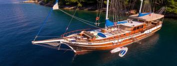 Yachtcharter gulet malena 5cab top