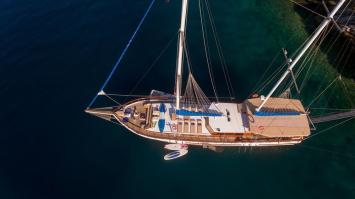 Yachtcharter gulet malena 5cab outer