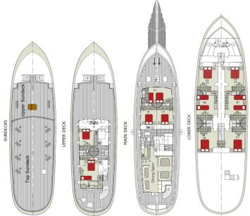 Yachtcharter GuletCesarica layout