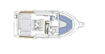 Yachtcharter Morgan 780 1cab layout