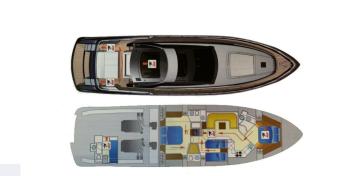 Yachtcharter 68 Ego 3cab layout