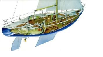 Yachtcharter Albin Ballad 31 1cab layout